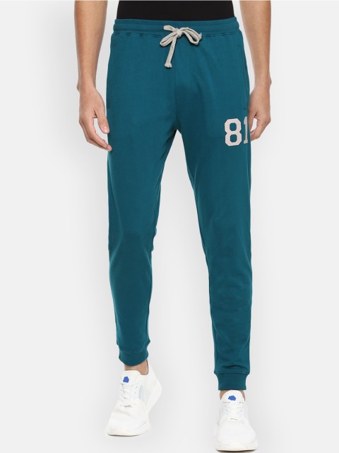 

Van Heusen Sport Men Teal Solid Slim-Fit Joggers