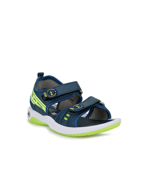 

Campus Unisex Kids Blue & Green Comfort Flash Themed Sandals