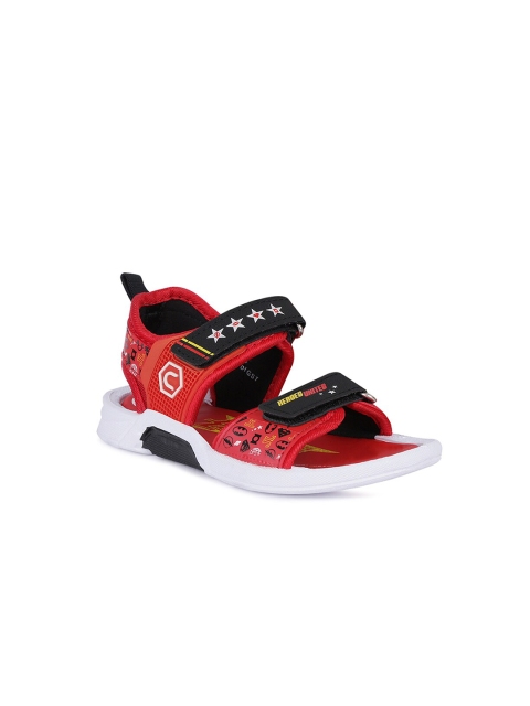 

Campus Unisex Kids Red & Black Comfort Sandals