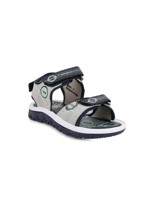 

Campus Unisex Kids Grey & Navy Blue Comfort Sandals