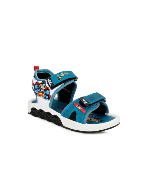 

Campus Kids Blue & Black Printed Sports Sandals