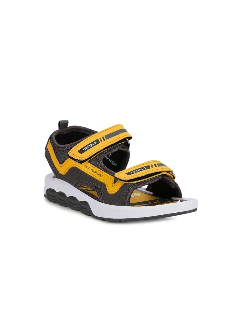 

Campus Unisex Kids Grey & Mustard Comfort Sandals