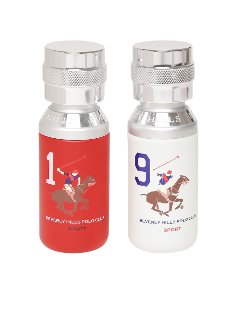 

Beverly Hills Polo Club Sport Men Set of 2 Eau De Toilettes, Red