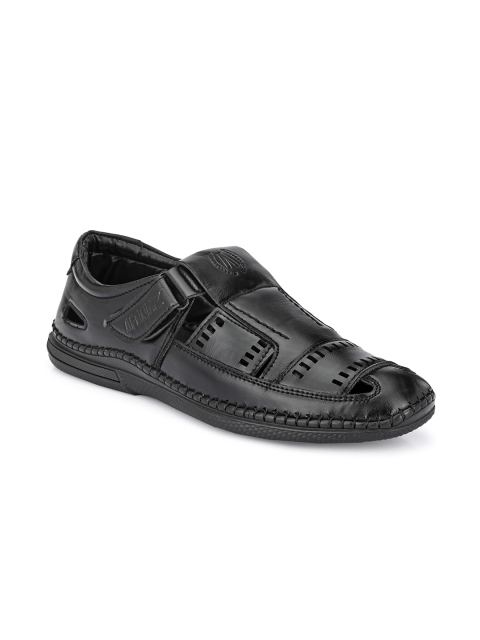 

AfroJack Men Black Fisherman Sandals