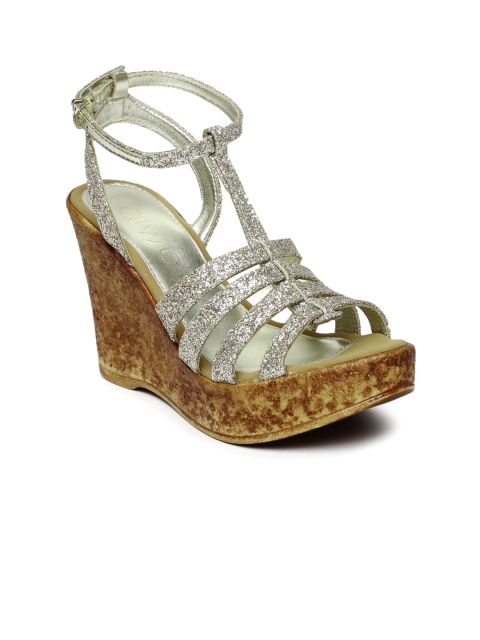 

Catwalk Women Gold-Toned Shimmery Wedges