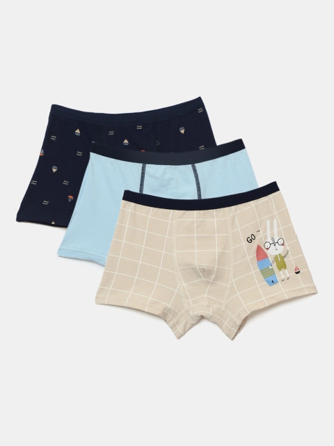 

Hopscotch Boys Pack Of 3 Multicoloured Boxer Briefs 1012152, Multi