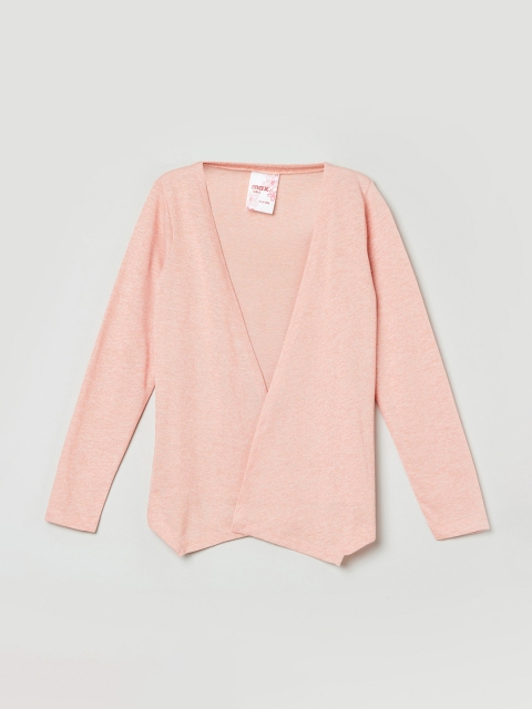 

max Girls Peach-Coloured Shrug