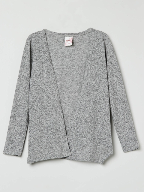 

max Girls Grey Melange Shrug