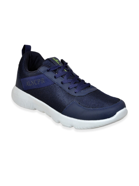

Allen Cooper Men Navy Blue Mesh Running Non-Marking Shoes