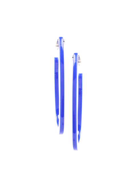

ONLY Blue Contemporary Hoop Earrings