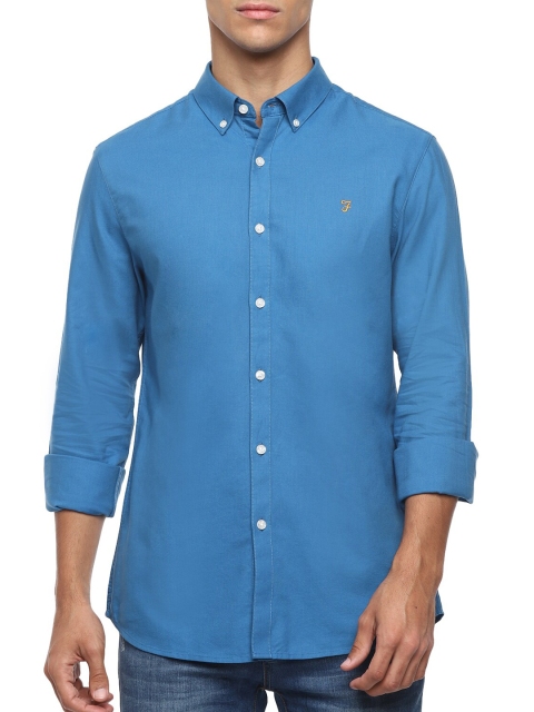 

Farah Men Blue Casual Shirt