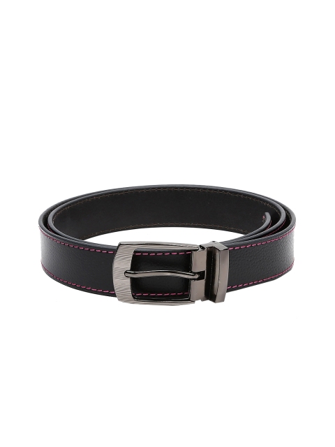 

WildHorn Men Black Genuine Leather Belt