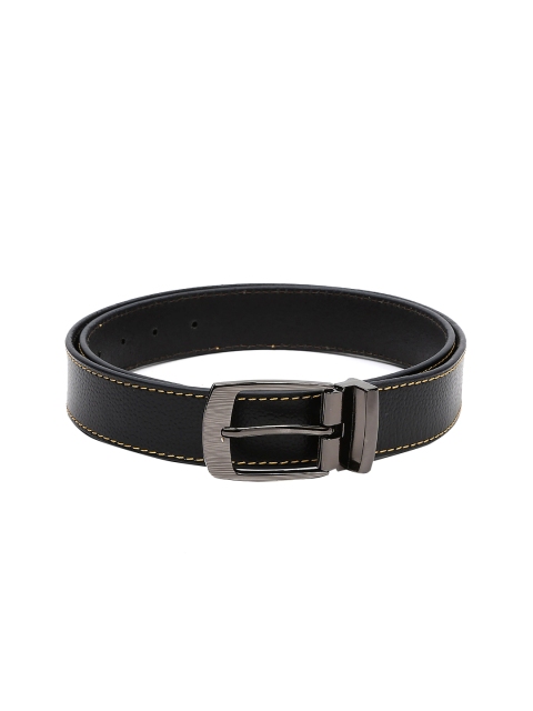 

WildHorn Men Black Genuine Leather Belt