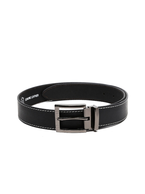 

WildHorn Men Black Genuine Leather Belt