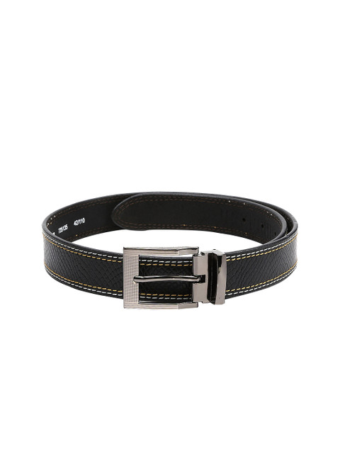 

WildHorn Men Black Genuine Leather Belt