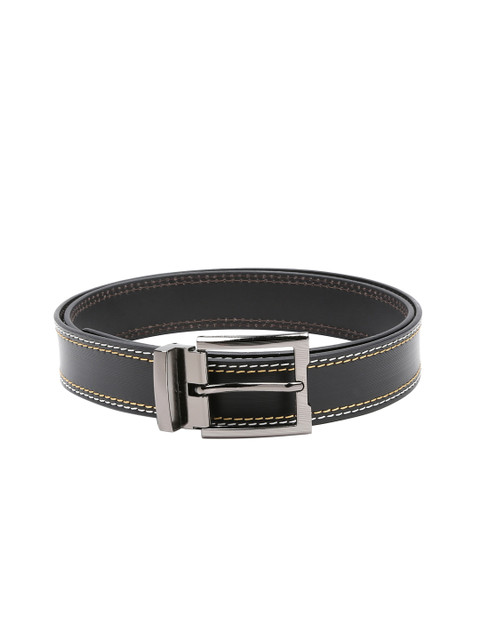 

WildHorn Men Black Genuine Leather Belt