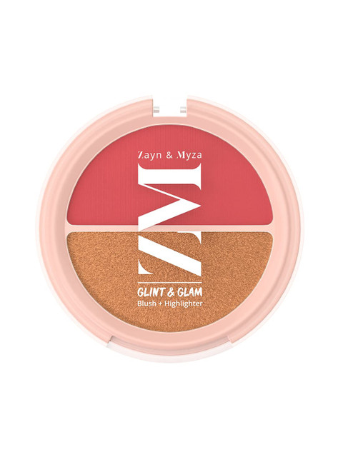 

ZM Zayn & Myza Glint & Party Glam Blush & Highlighter Duo 8g, Peach