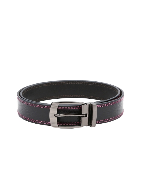 

WildHorn Men Black Genuine Leather Belt