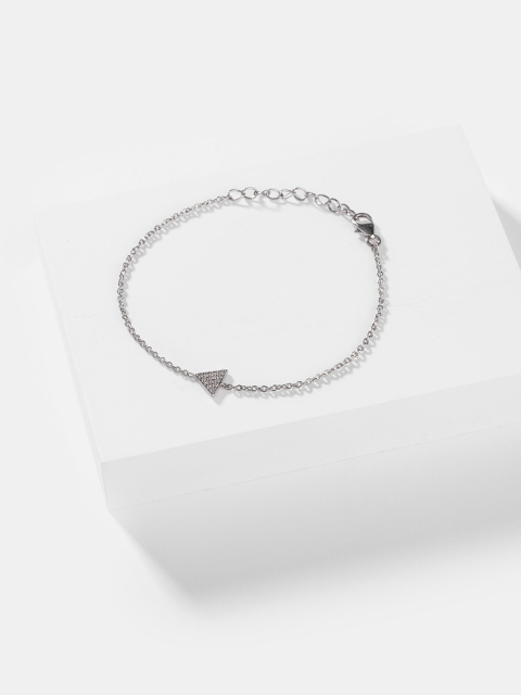 

SHAYA Women Silver-Toned Silver Link Bracelet