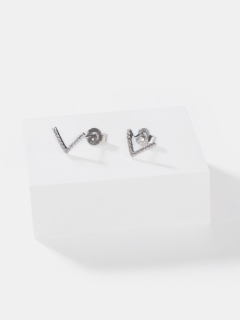 

SHAYA 925 Silver Contemporary Studs Earrings
