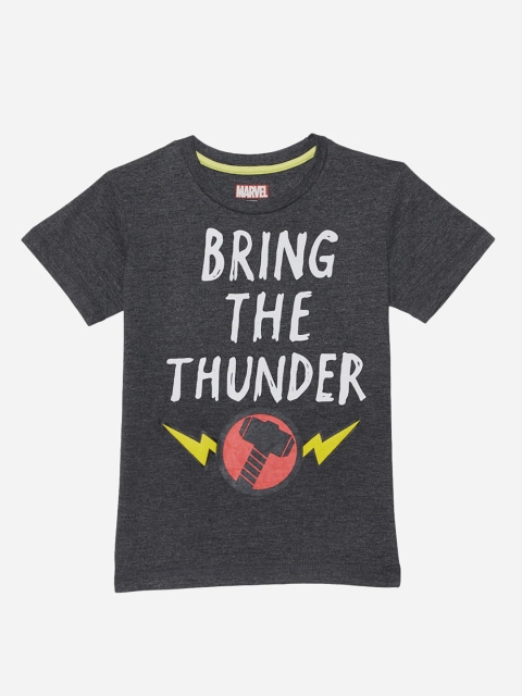 

Kids Ville Boys Grey Thor Printed T-shirt