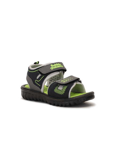 

Bubblegummers Boys Green & Grey Comfort Sandals