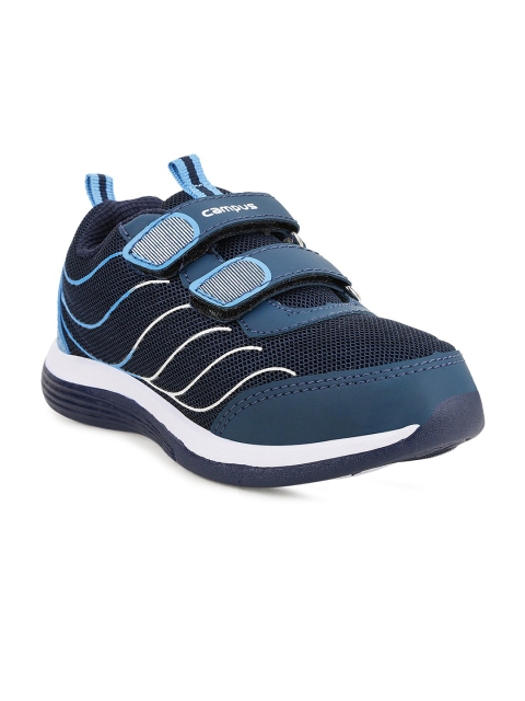 

Campus Unisex Kids Navy Blue Mesh Running Shoes