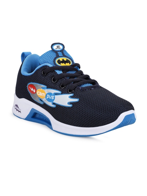 

Campus Unisex Kids Navy Blue Mesh Batman Printed Running Shoes