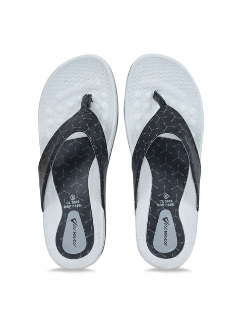 

IMPAKTO Women Black & White Thong Flip-Flops