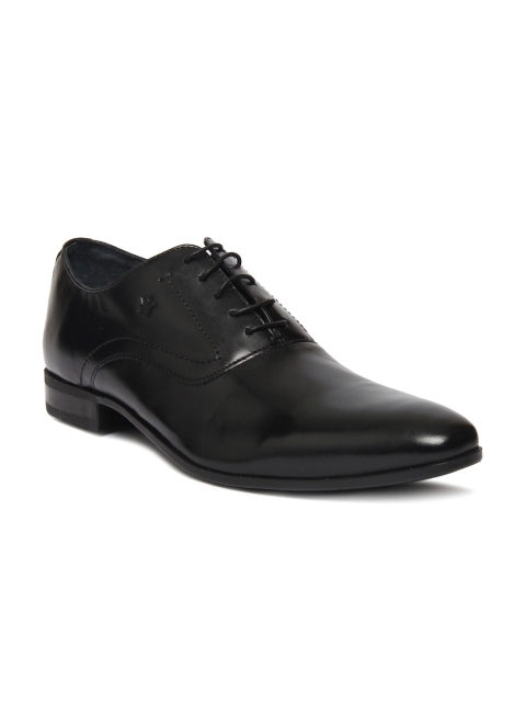 

Louis Philippe Men Black Leather Oxford Shoes