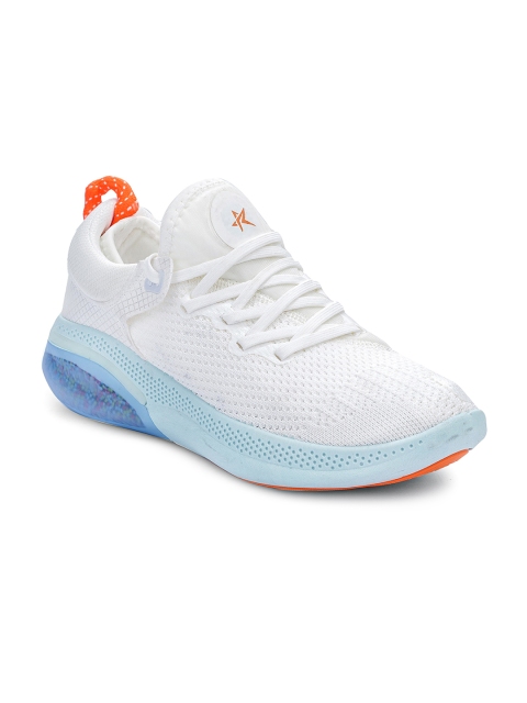 

REFOAM Men White Mesh Running Shoes