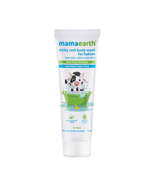 

Mamaearth Kids White & Green Soft Body Wash 25 Ml
