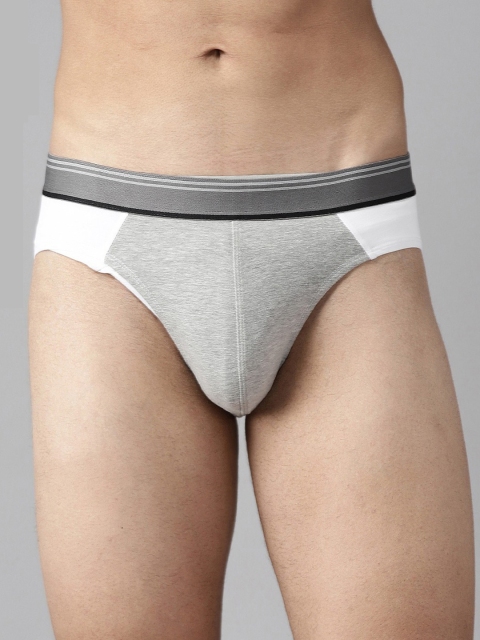 

Roadster Men White Solid Comfort-Fit Cotton Anti-Microbial Basic Briefs