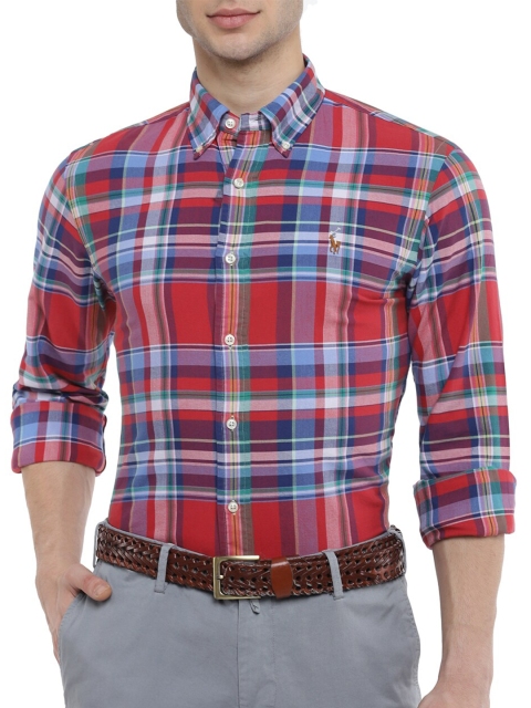 

Polo Ralph Lauren Men Red Tartan Checked Casual Shirt