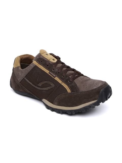 

Woodland Men Brown Perforated Sneakers