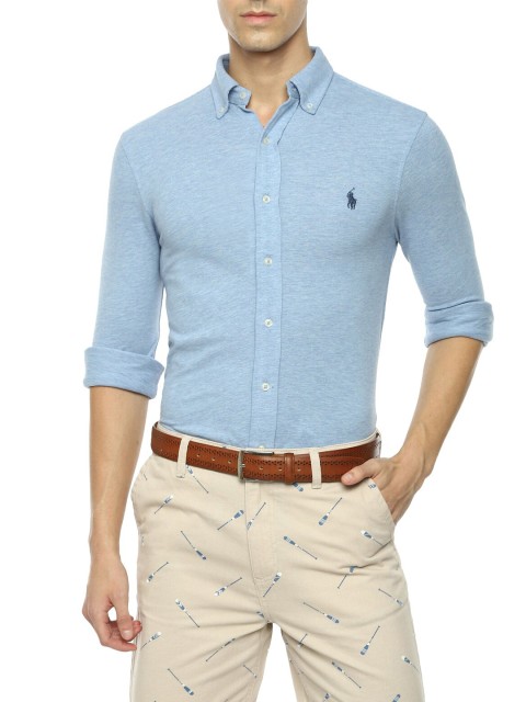 

Polo Ralph Lauren Men Blue Casual Shirt