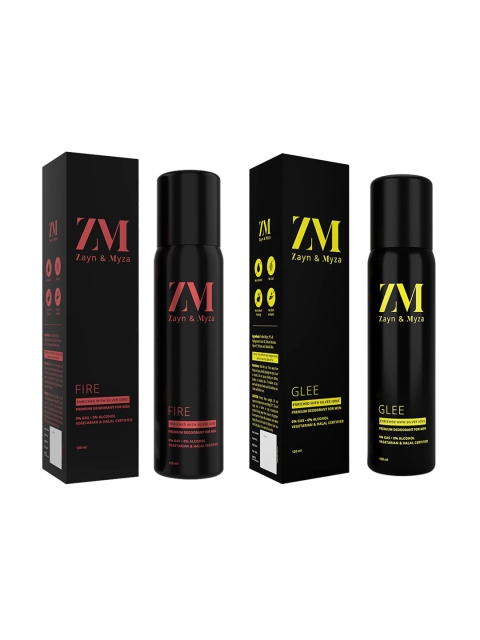 

ZM Zayn & Myza Men Fire & Glee Body Spray 240 ml, Transparent