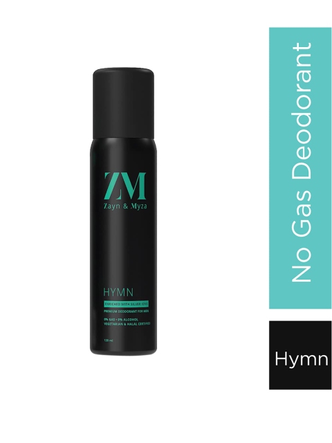 

ZM Zayn & Myza Men Hymn No Alcohol Body Spray - 120 ml, Transparent