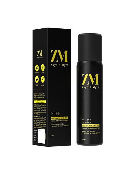 

ZM Zayn & Myza Men Glee Body Spray 120 ml, Transparent