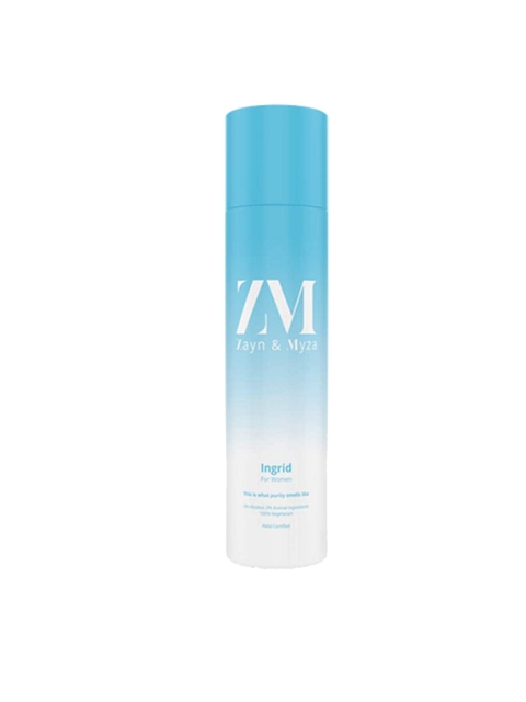 

ZM Zayn & Myza Women Blue Ingrid Body Spray 150ml, Transparent