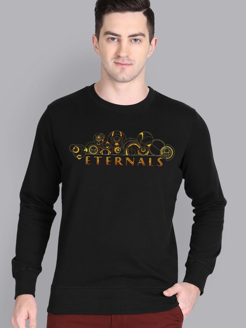 

Free Authority Eternals Men Black Printed Sweatshirt