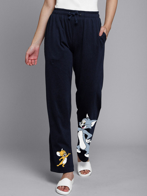 

Free Authority Tom & Jerry Women Navy Blue Printed Lounge Pants