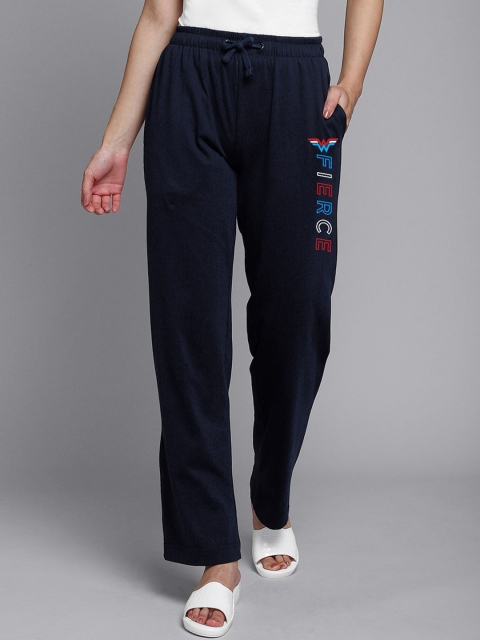 

Free Authority Women Navy Blue Wonder Women Printed Lounge Pants