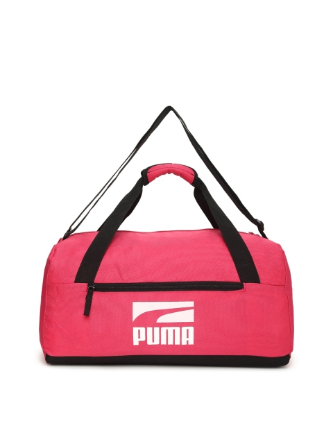 

Puma Persian Red Brand Logo Printed Plus II Sports Bag