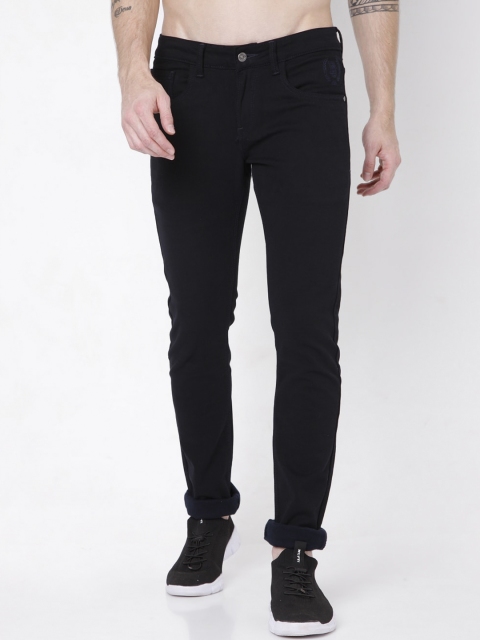 

Rex Straut Jeans Men Black Slim Fit Stretchable Jeans