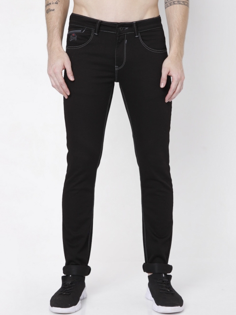 

Rex Straut Jeans Men Black Slim Fit Stretchable Jeans