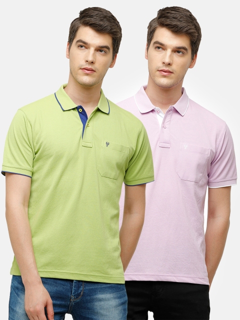

Classic Polo Men Multicoloured 2 Polo Collar Pockets T-shirt, Multi