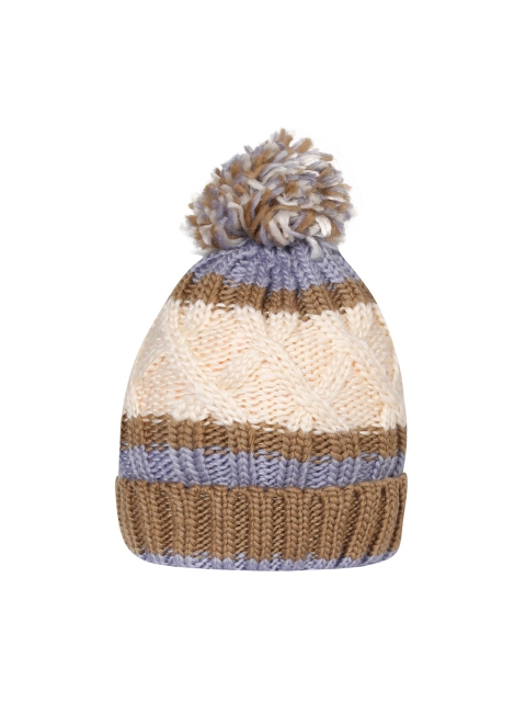 

LOOM LEGACY Woman Brown & Blue Beanie