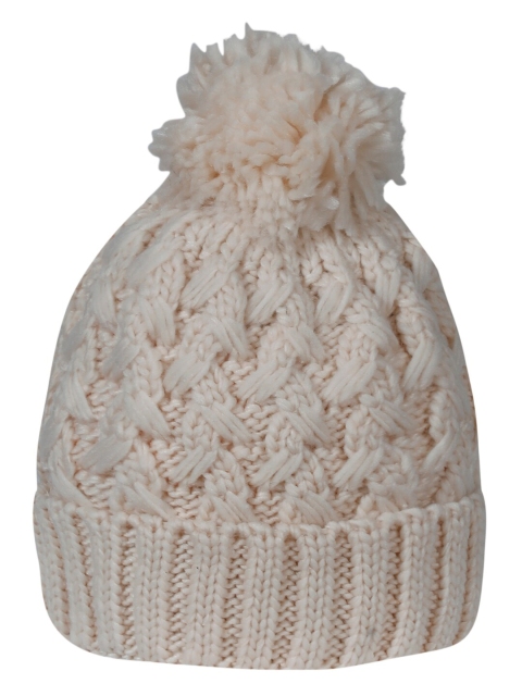 

LOOM LEGACY Women Cream-Coloured Beanie