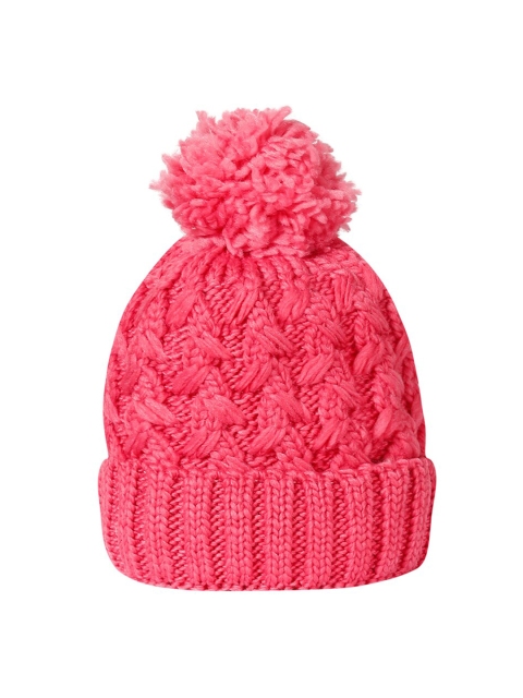 

LOOM LEGACY Women Magenta Acrylic Wool Beanie